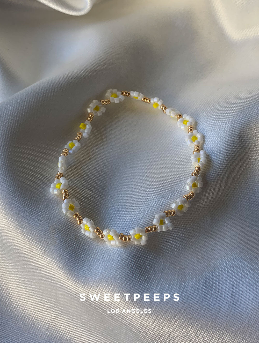 Sunflower Beaded Bracelet