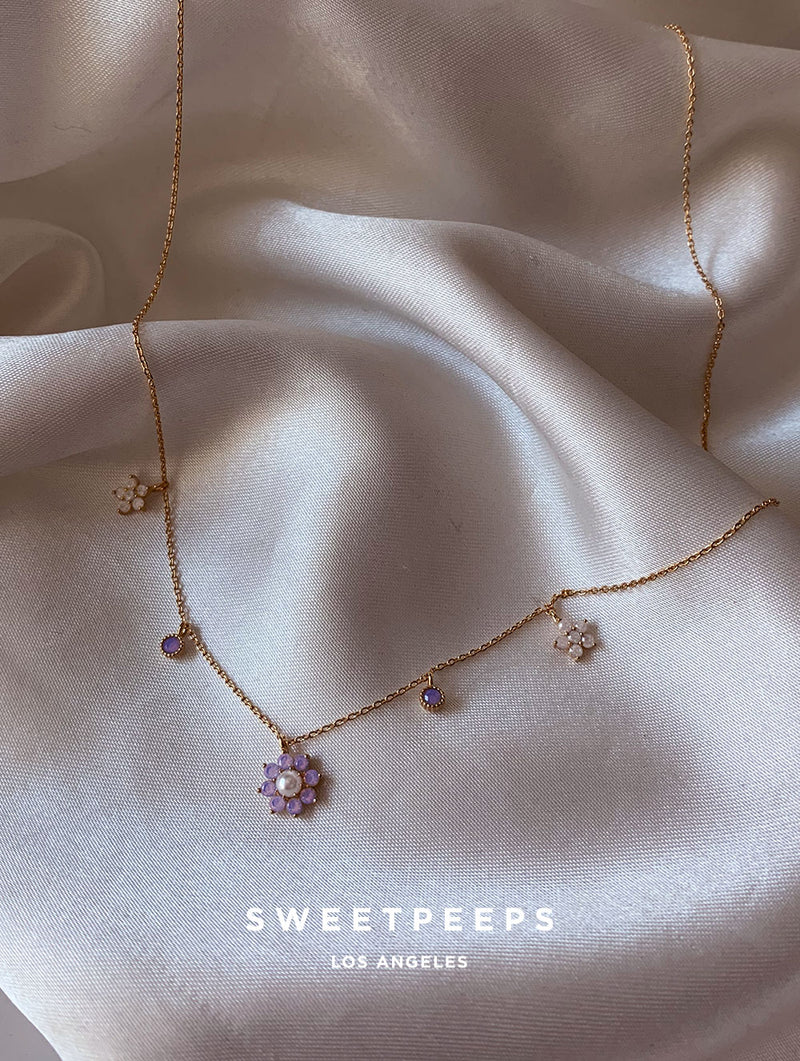 Parker Pretty Lavender Charms Necklace