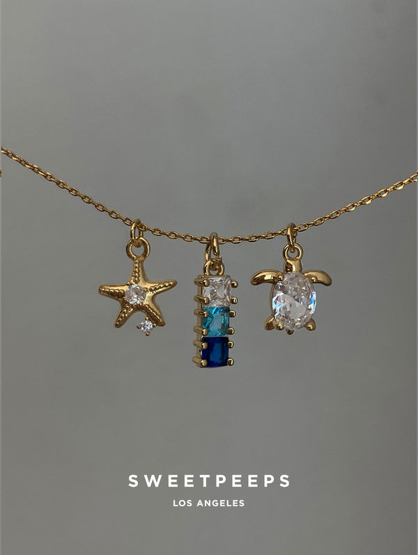 Gold Filled Custom Charms Necklace