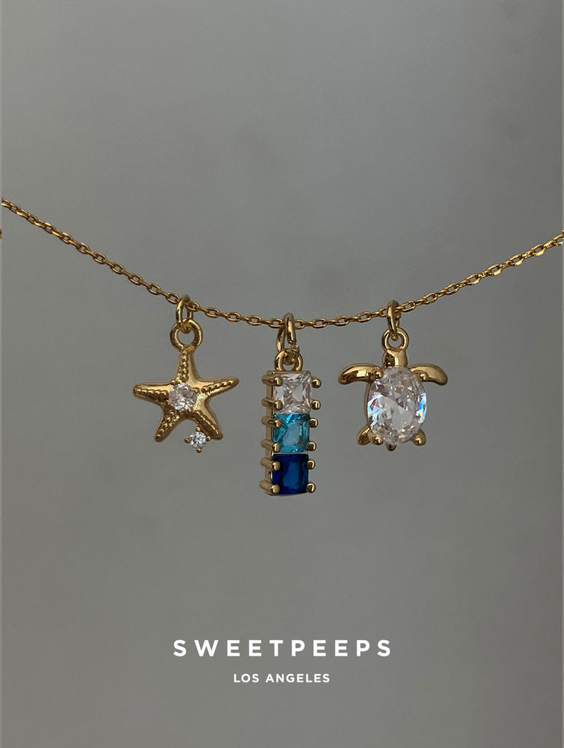 Gold Filled Custom Charms Necklace