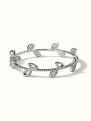 Vanetta Royal Leaf Ring - Silver