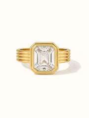 Bold Emerald Cut Ring