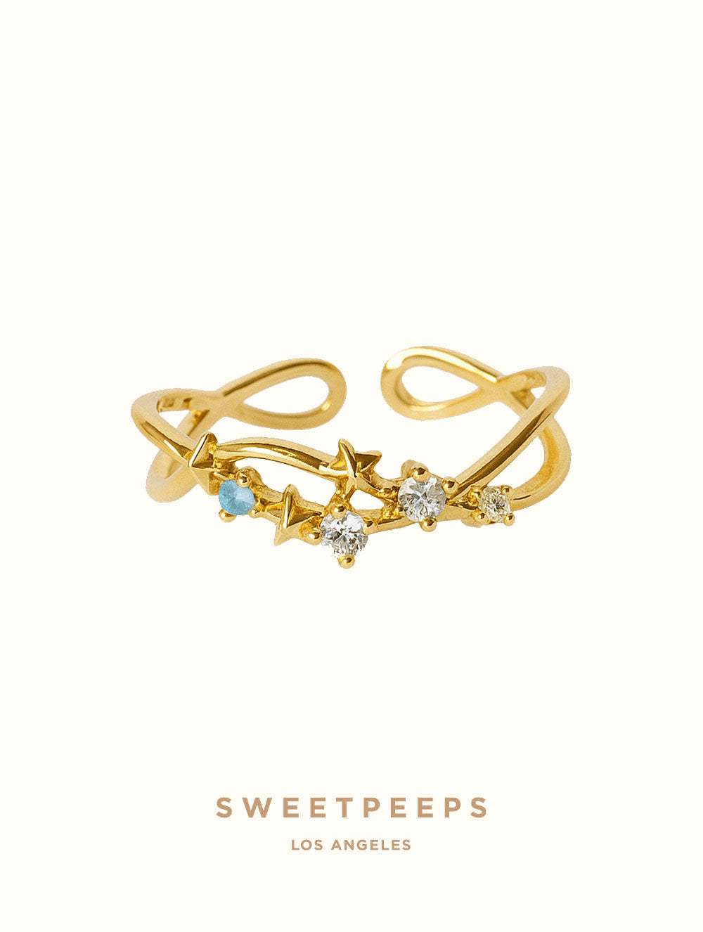 Josephine Baby Blue Ring