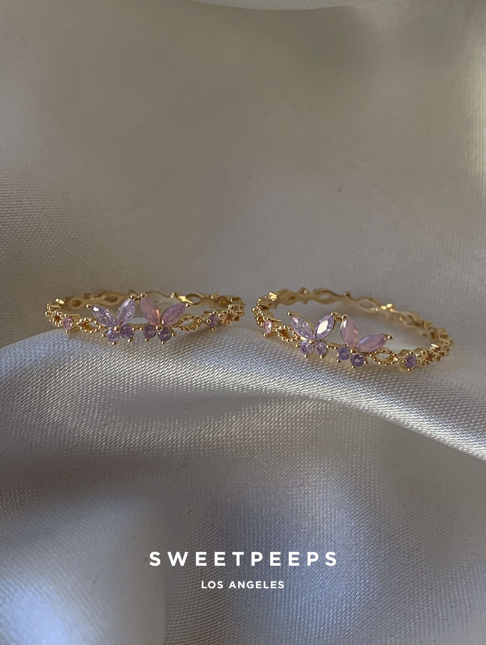 Twin Butterfly Baby Pastel Ring