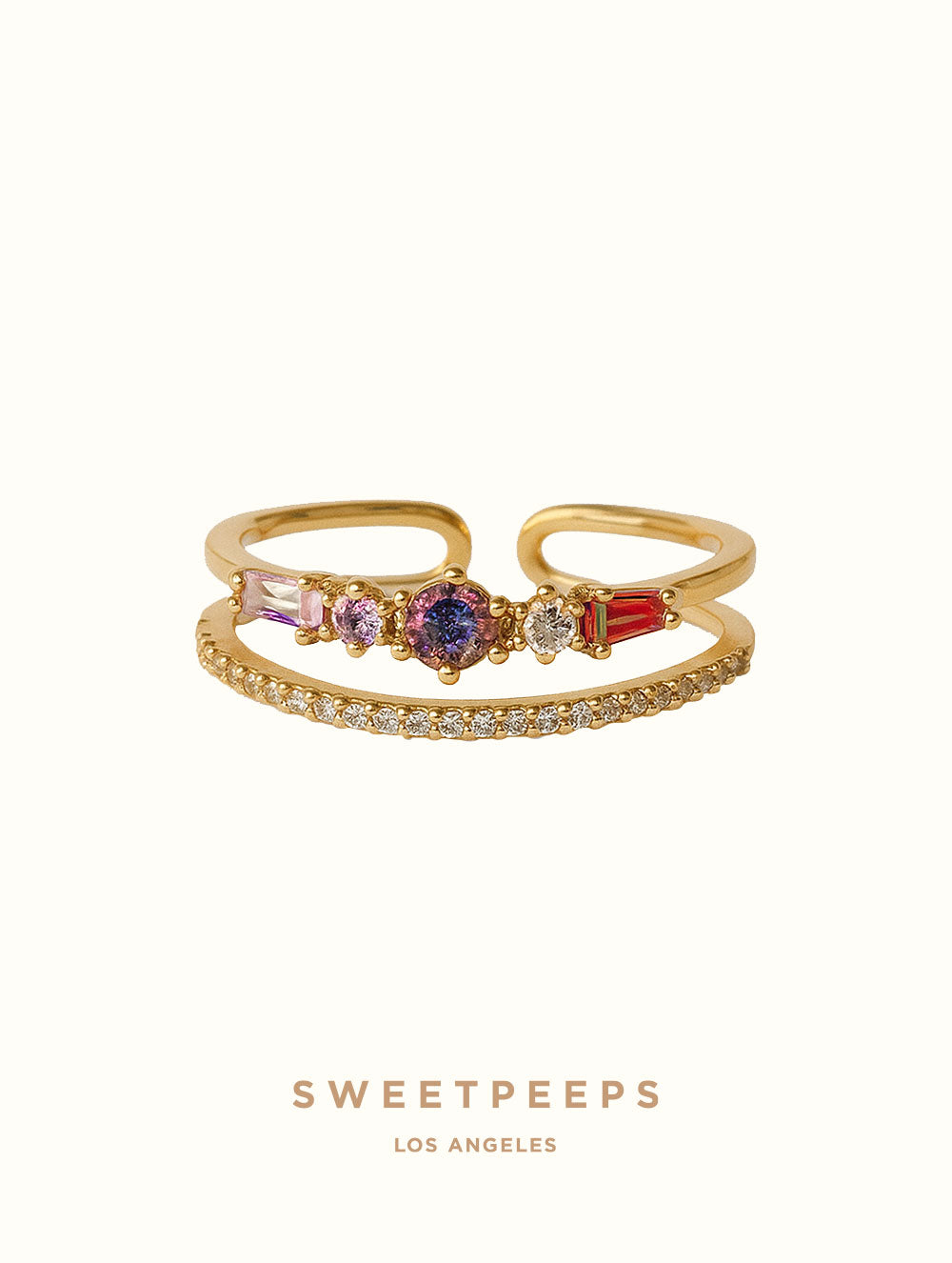 Diana Double Band Ring