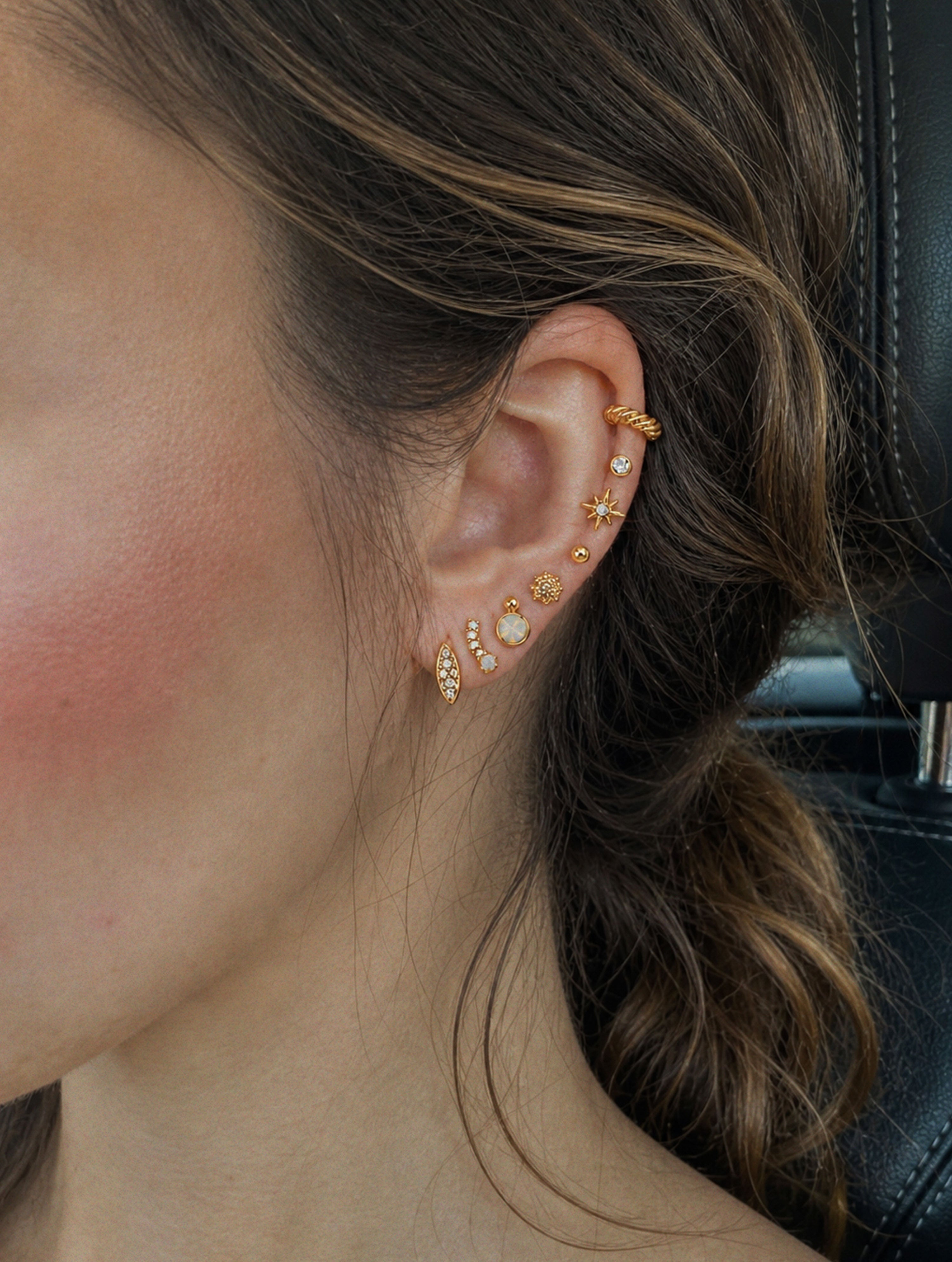 Opal Stud Set