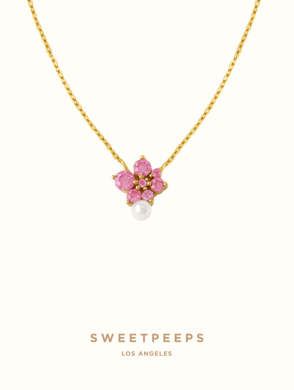 Nola Pink Pearl Necklace
