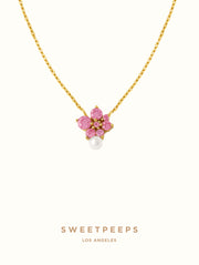 Nola Pink Pearl Necklace