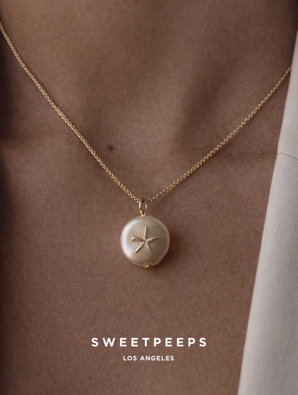 Starfish Pearl Necklace