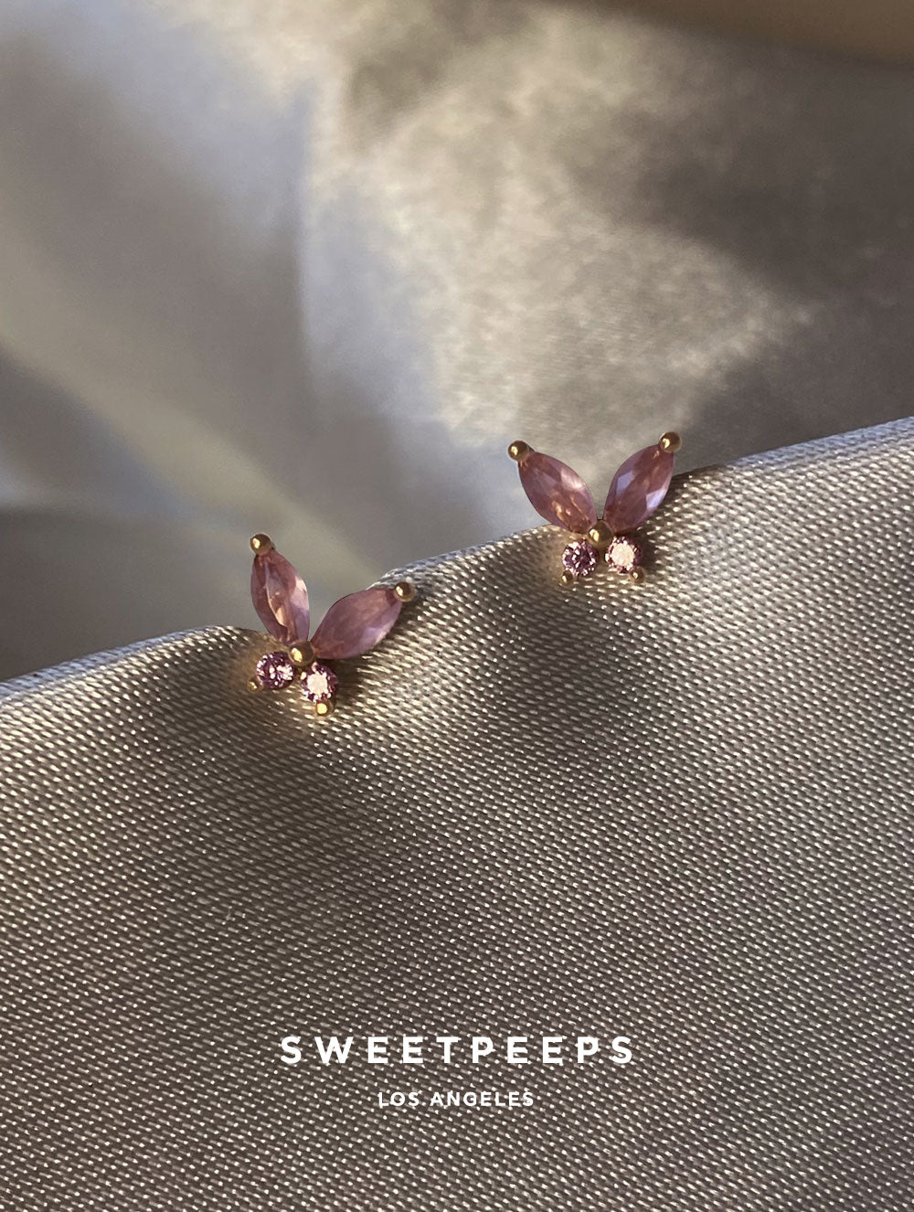 Teeny Rosie Butterfly Studs