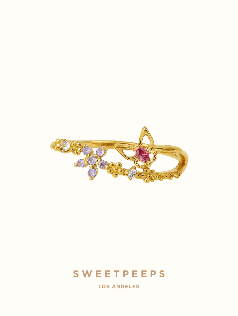 Azaria Butterfly Ring