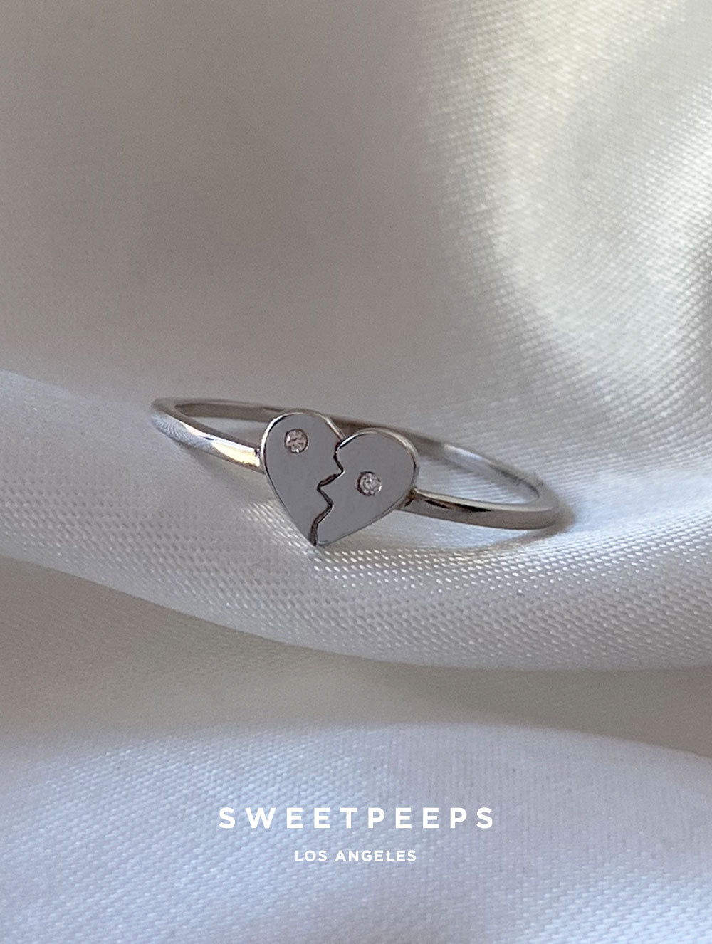 LoverGirl Heart Ring (Silver)