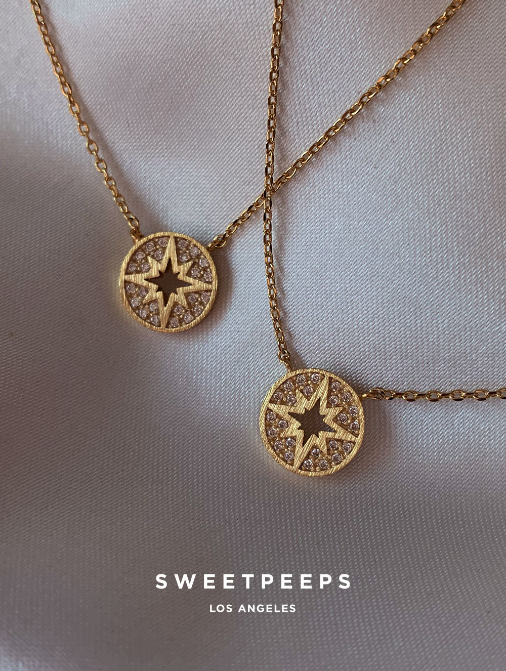 Crystal North Compass Necklace