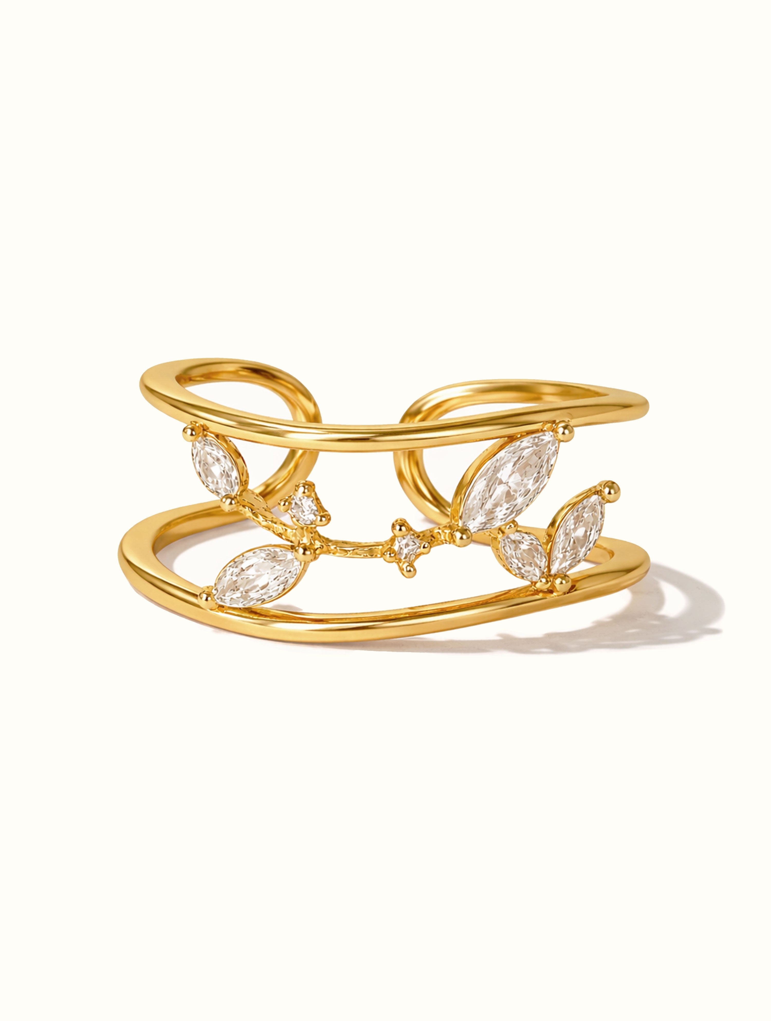Catherine Leaves Ring