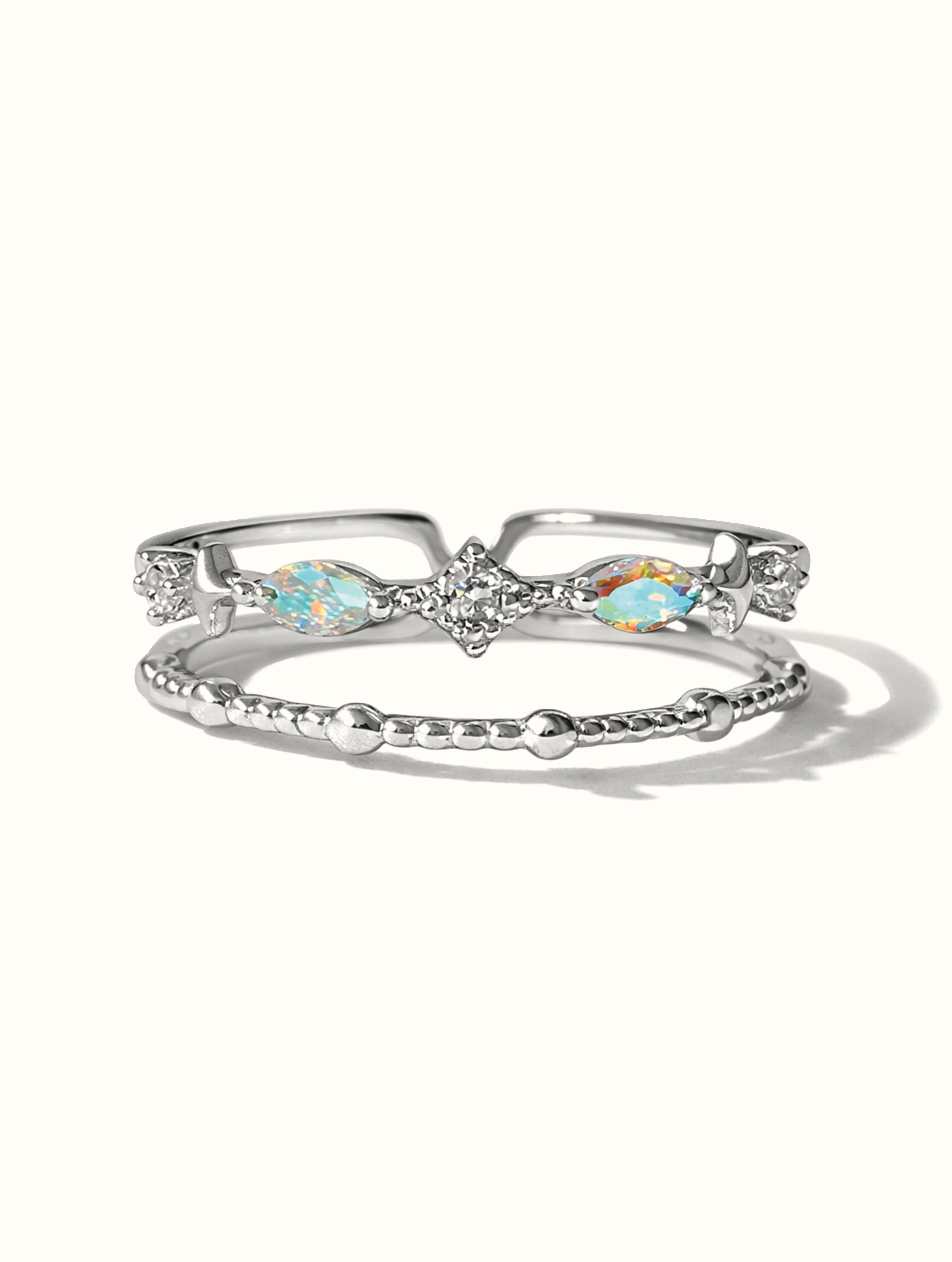 Millicent Throne Ring - Silver