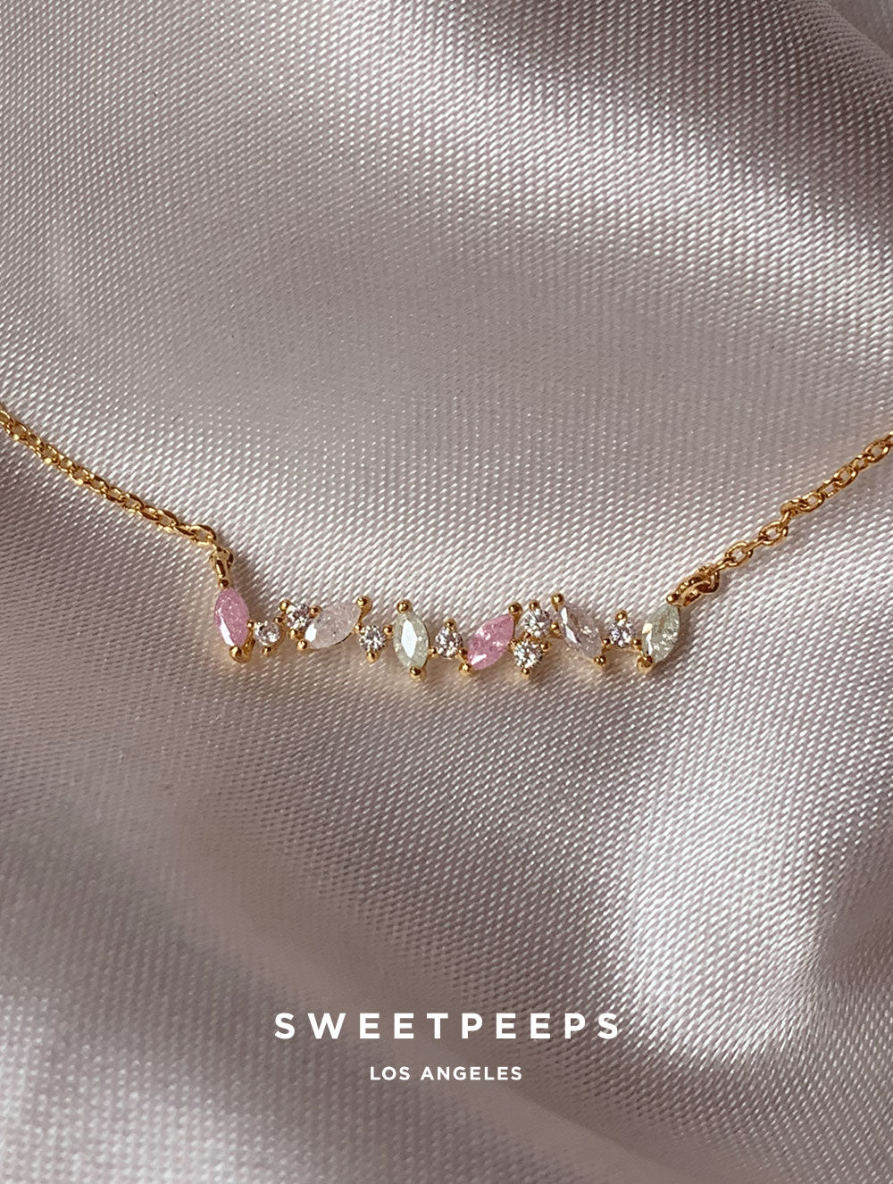 Brinkley Pastel Bar Necklace