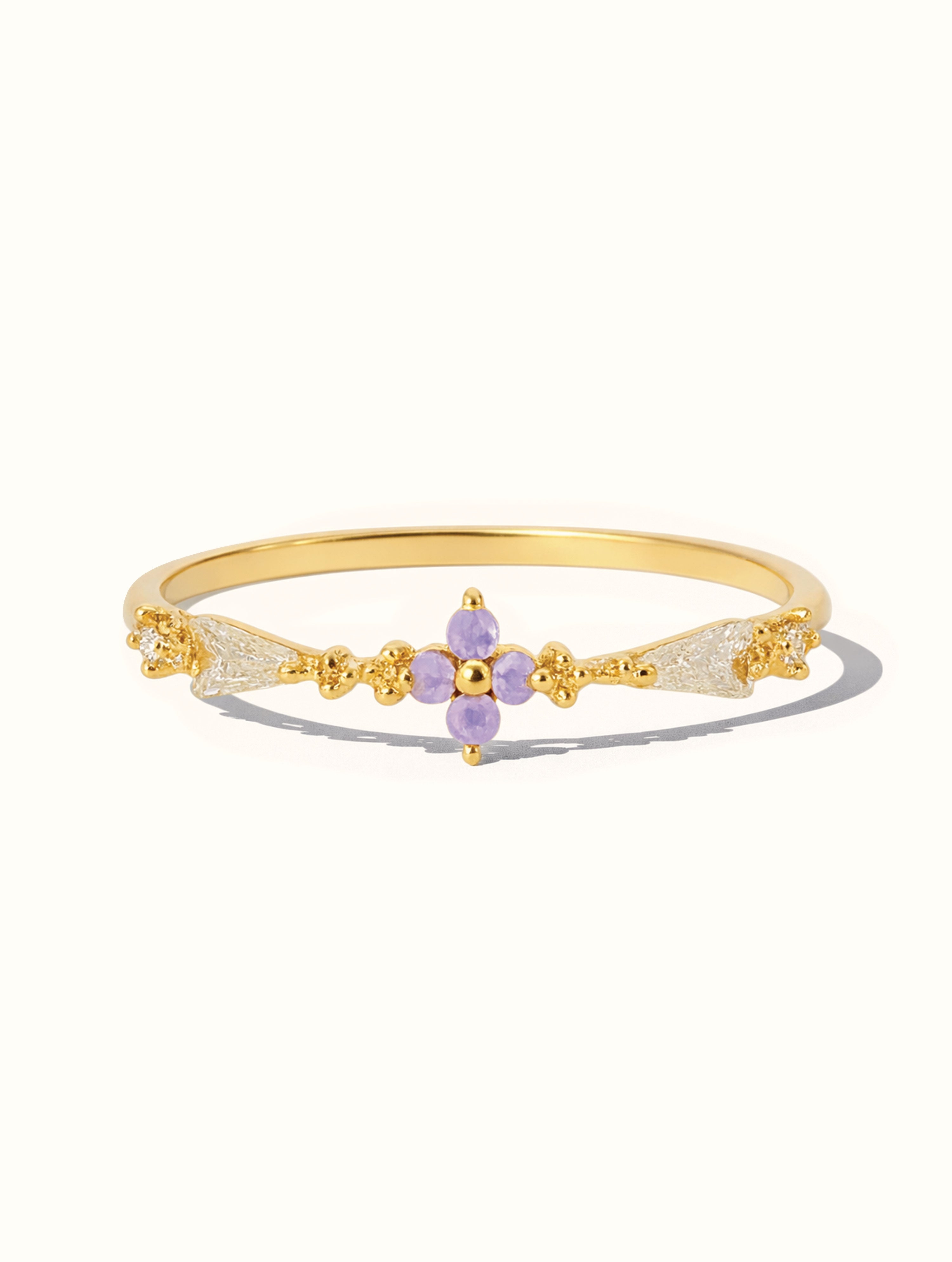Annabelle Dainty Clover Ring