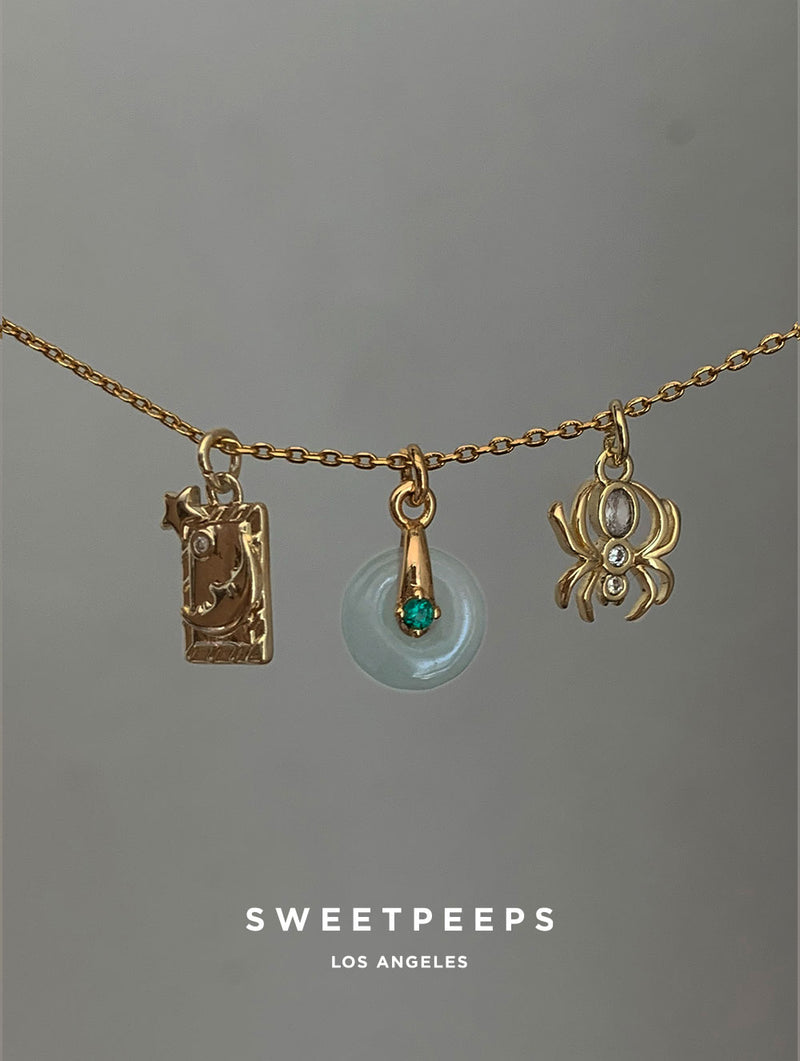 Gold Filled Custom Charms Necklace