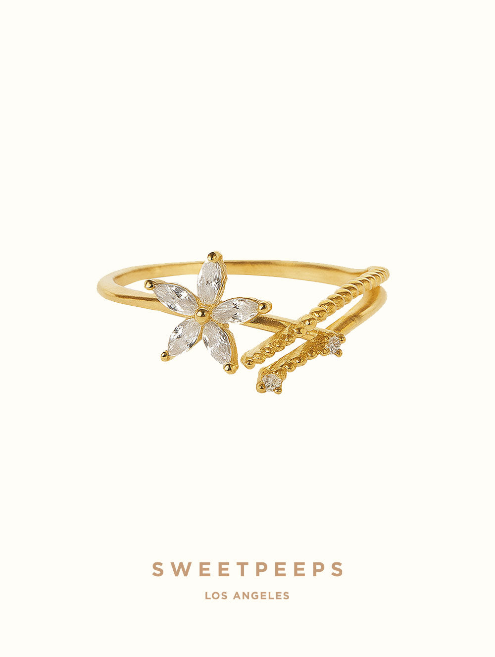 Orchid Gold Ring