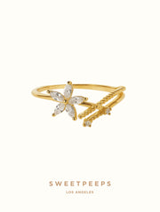 Orchid Gold Ring