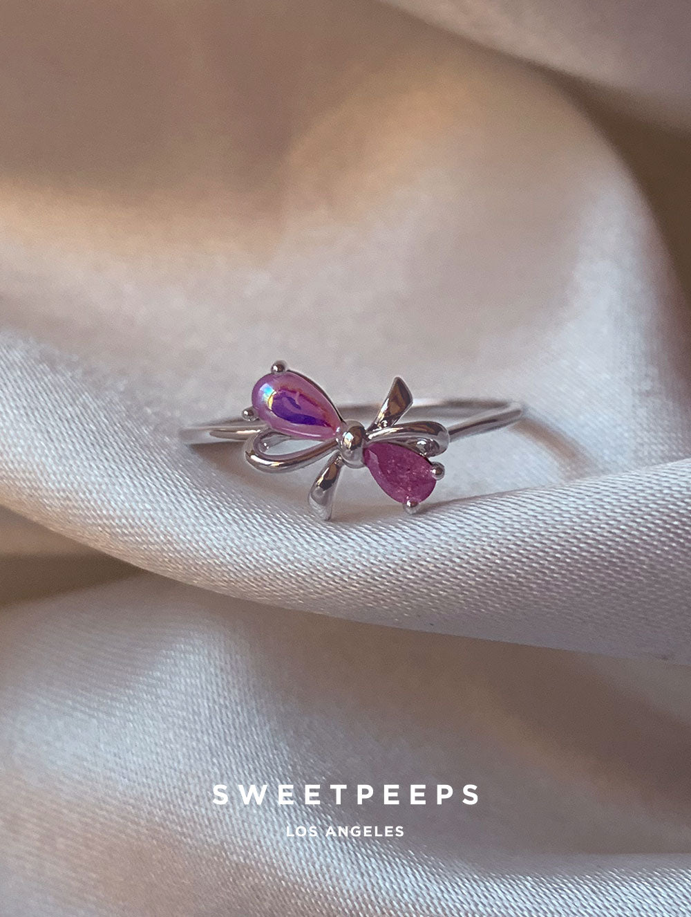 Vivienne Bow Ring - Silver