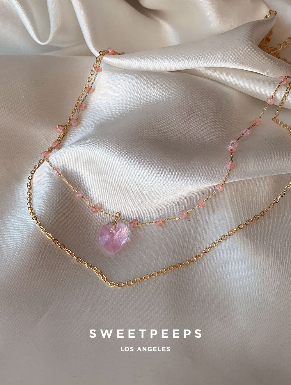Nadine Pink Pastel Necklace