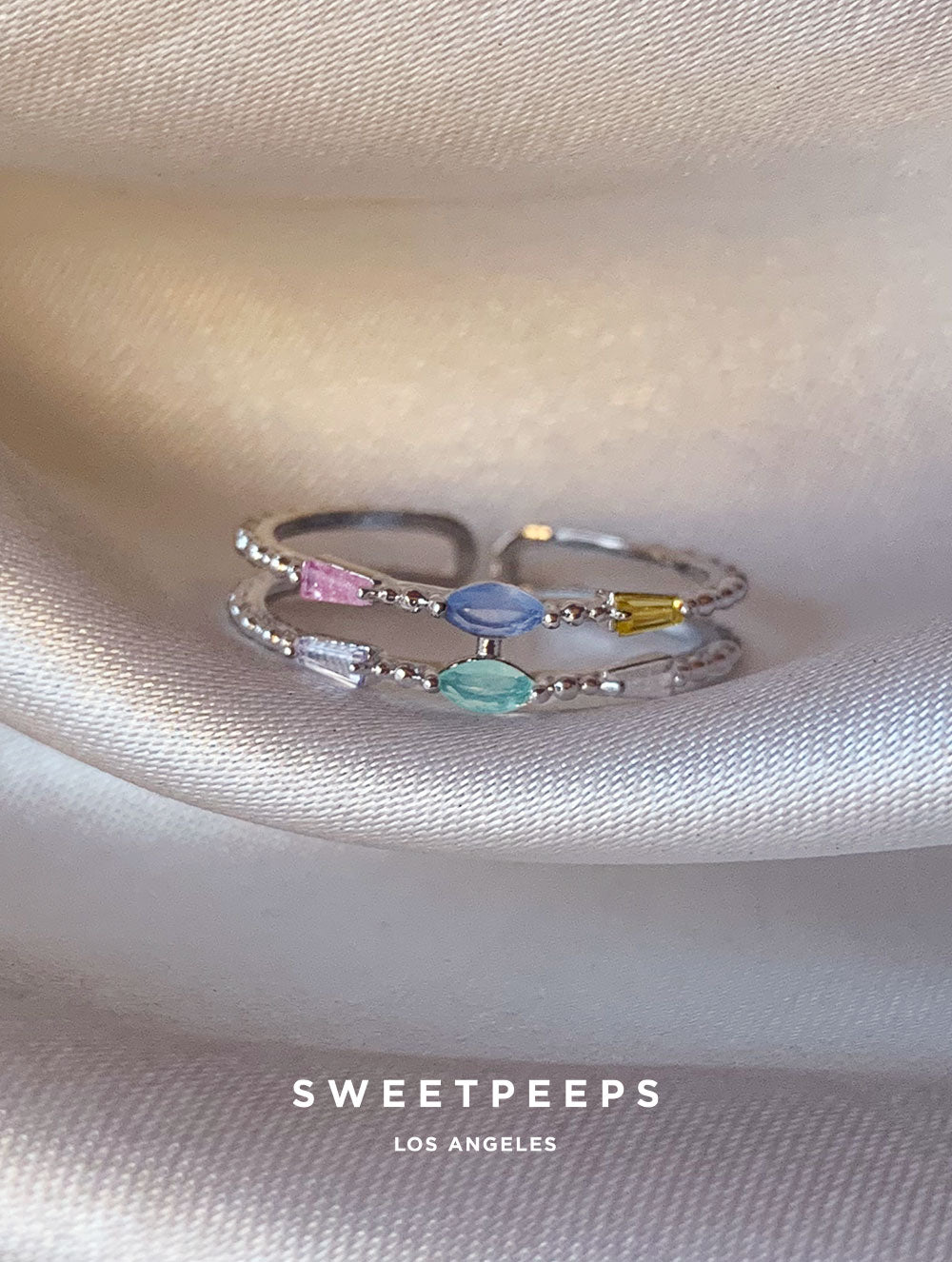 Shiloh Pastel Ring - Silver