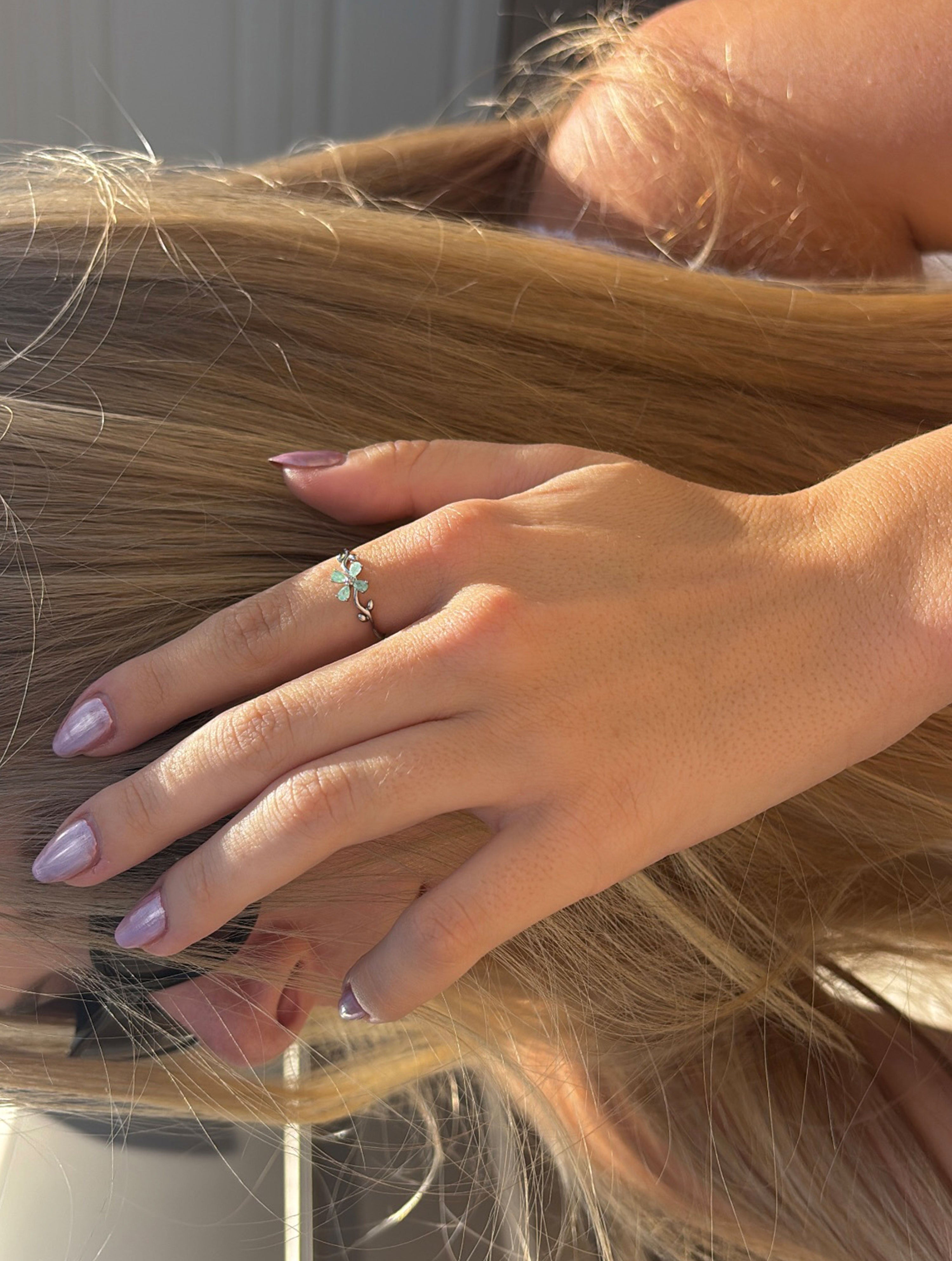 Remington Floral Ring - Silver