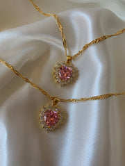 Pink Magic Heart Necklace (M)