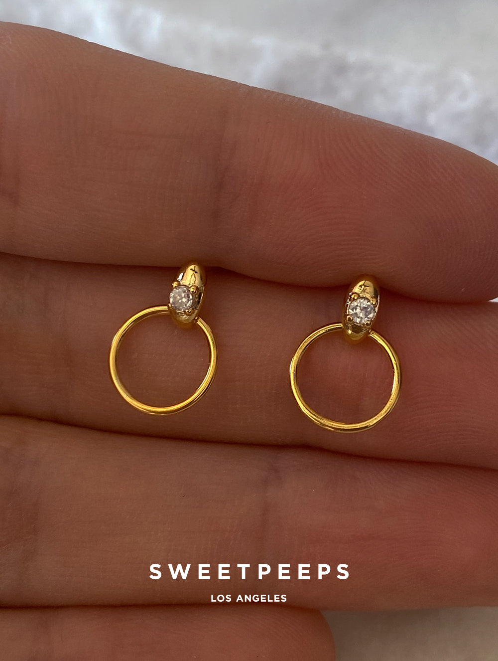 Brunch Babe Circle Studs