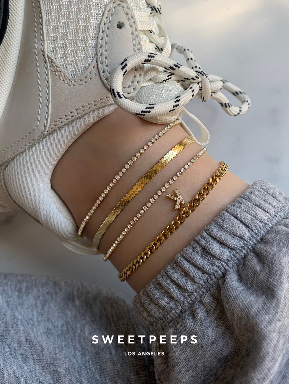 Thin Tennis Anklet (TT)