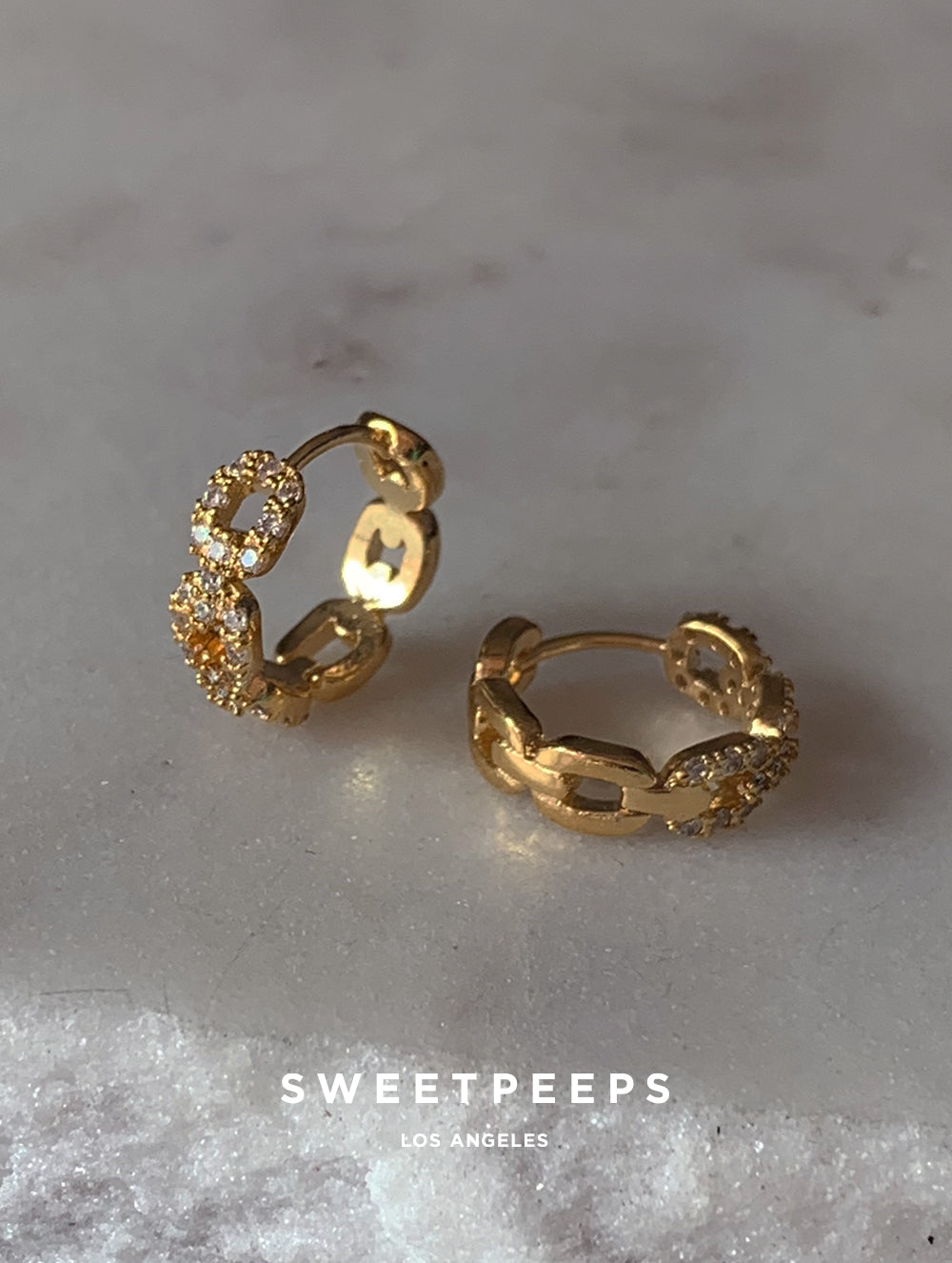 Chain & CZ Hoops