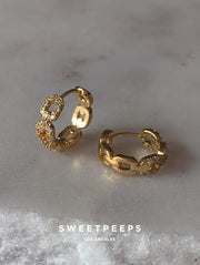 Chain & CZ Hoops