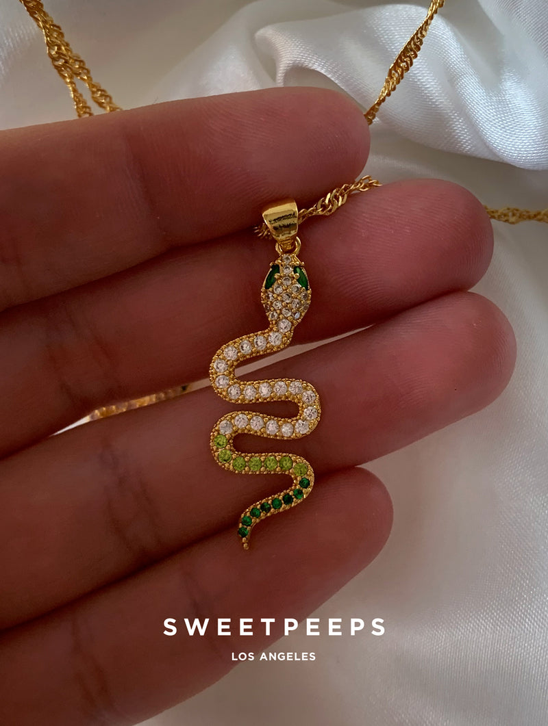 Buy Diamond Snake Necklace in Solid Gold, Handmade Diamond Snake Pendant,  Luxurius Gold Snake, Nature Diamond Necklace, Unique Animal Jewelry Online  in India - Etsy