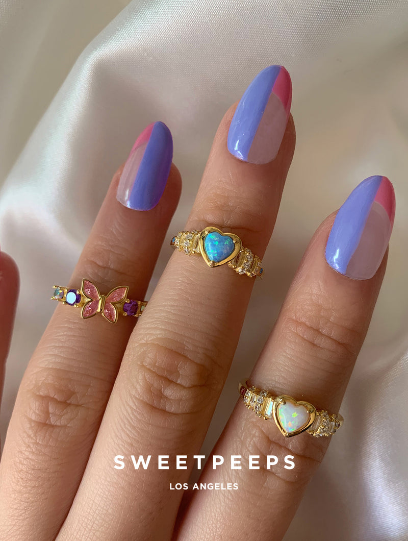 Stella Opal Heart Ring