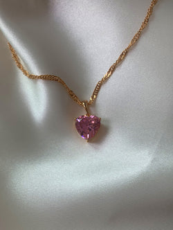 pendant pink gold