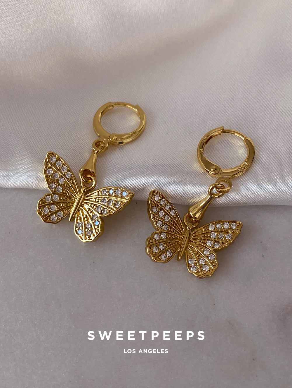 Fairy Butterfly Hoops