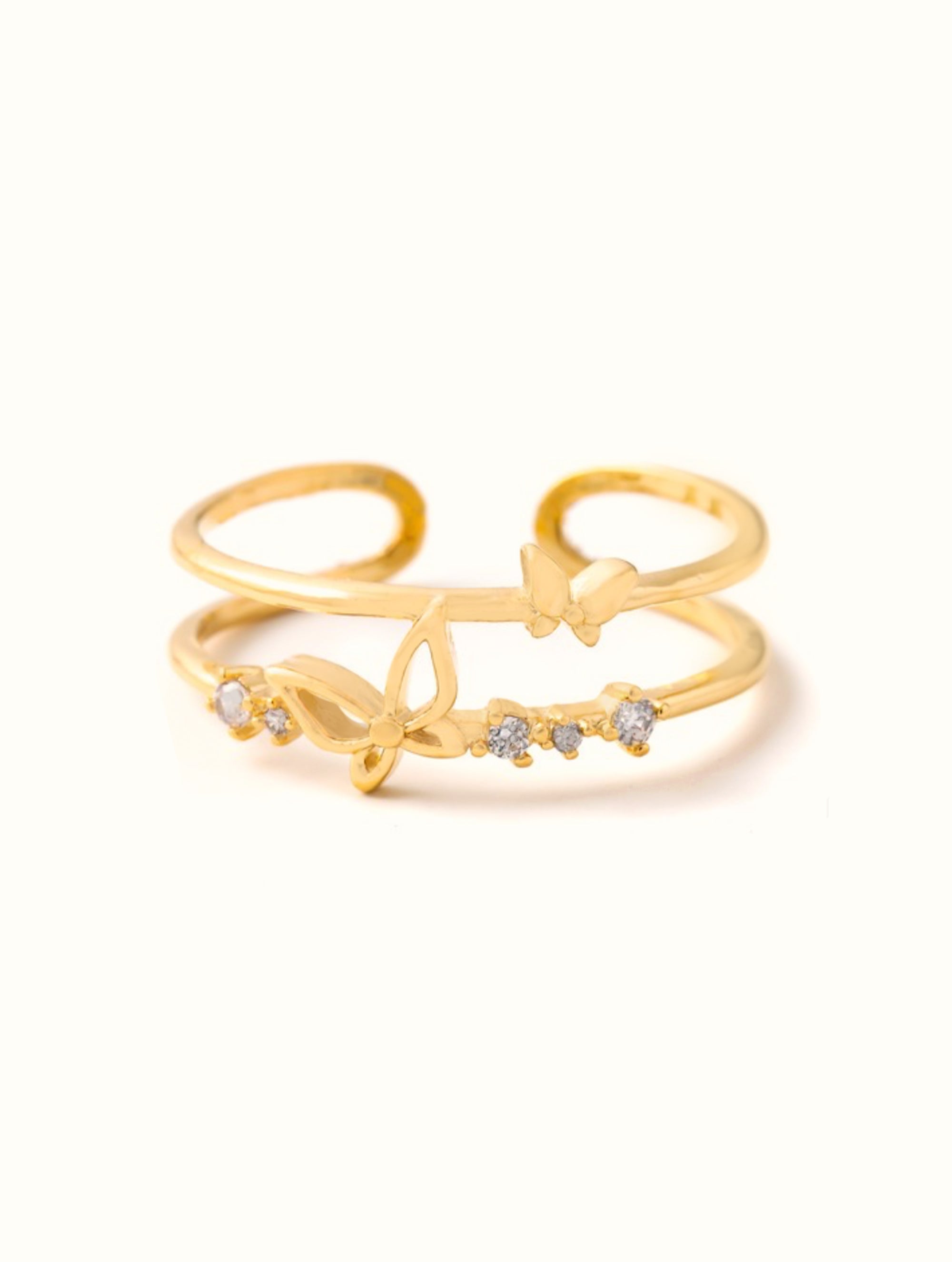 Dainty Butterfly Ring
