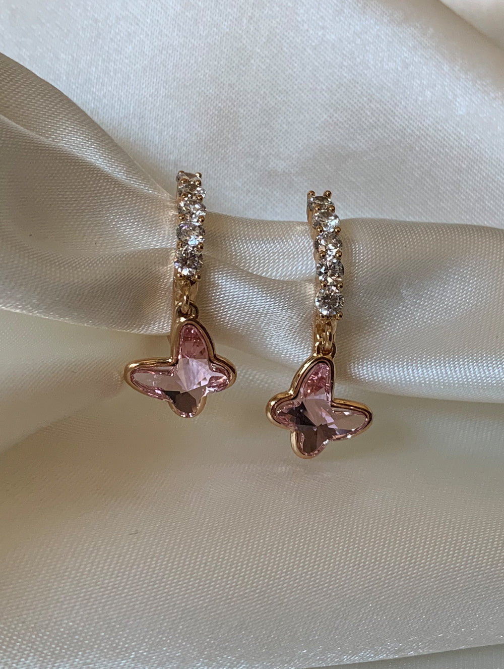Pink Butterfly Huggies