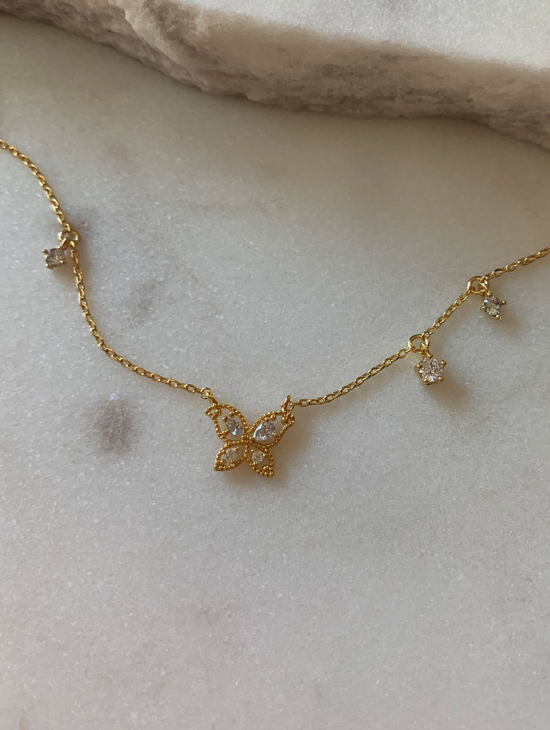 WOXINDA Fashion Women's Love Butterfly Diamond Pendant Necklace Simple  Animal Series Jewelry - Walmart.com