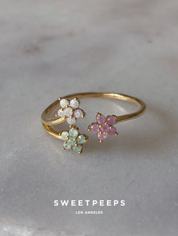 Fete Champetre 3 Flowers Ring