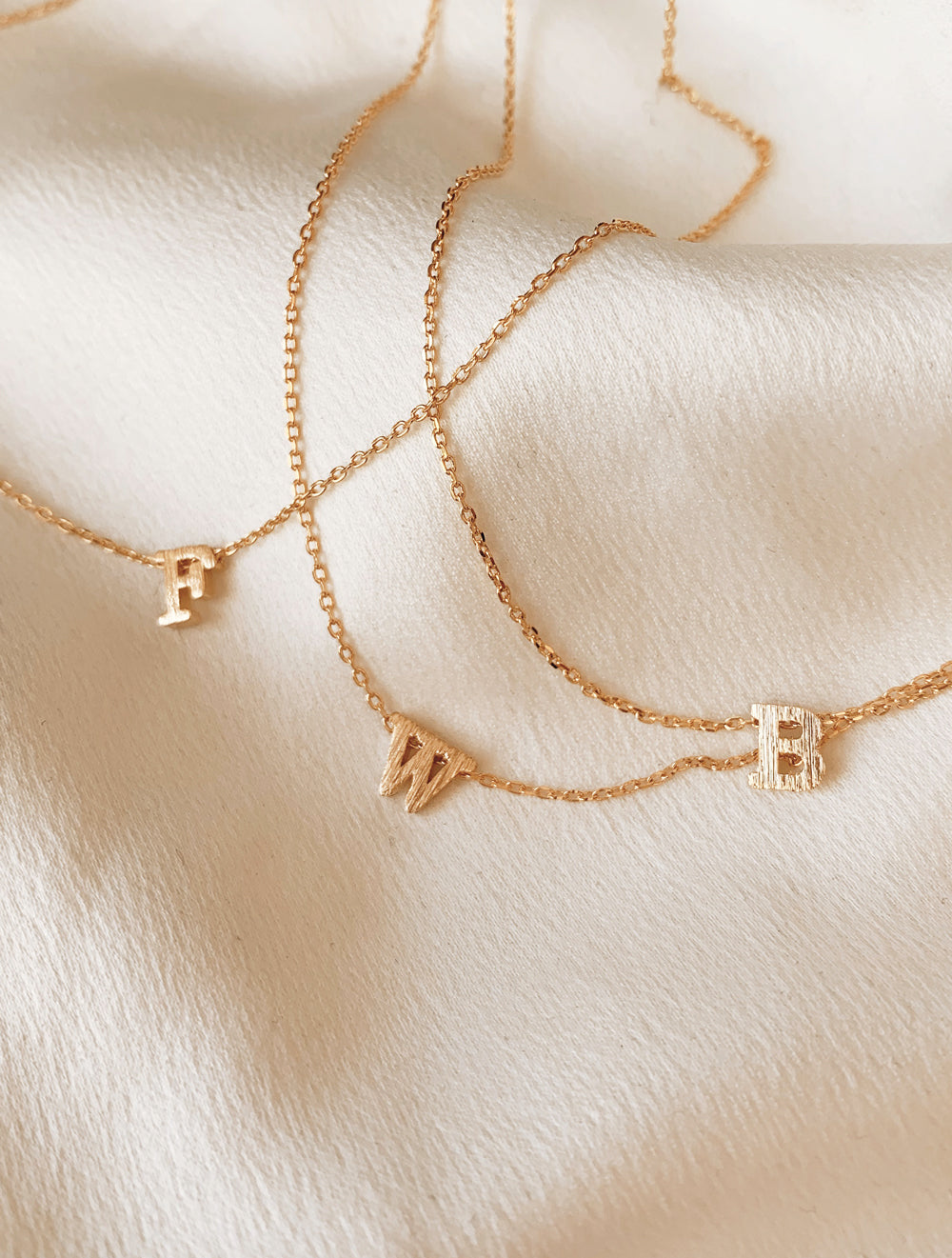 Tiny Initial Necklace