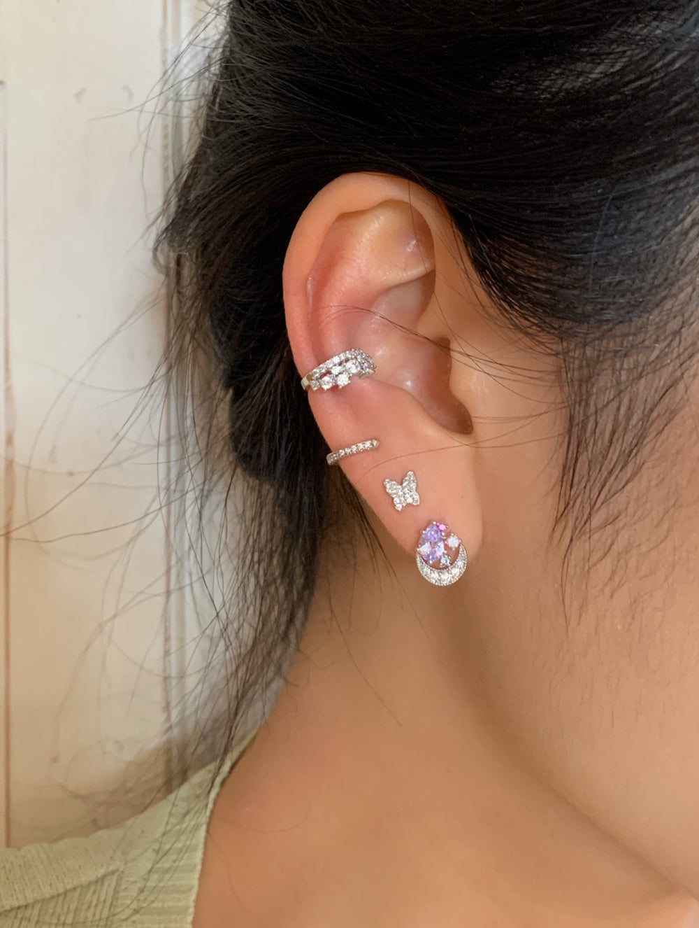 Crescent Studs