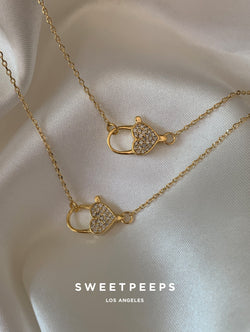 Heart Clasp Necklace (Heart)