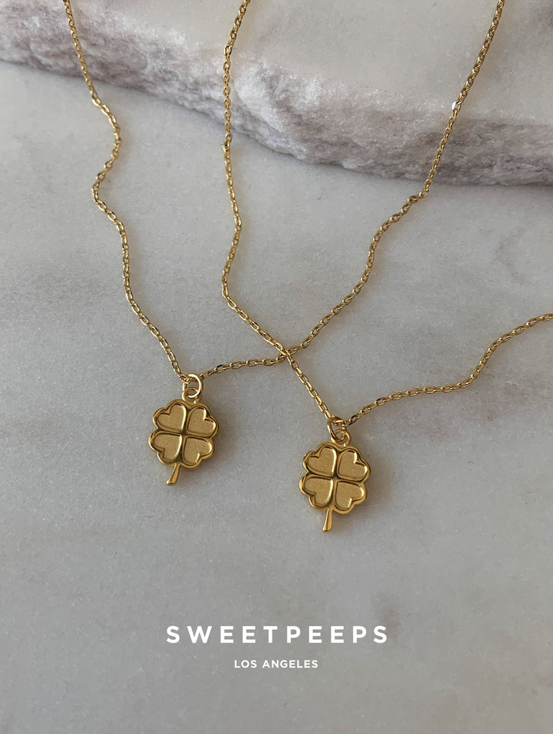 Lucky Charm Necklace / Clover Necklace