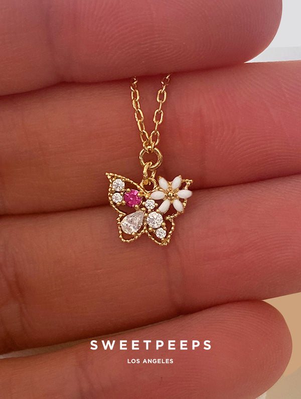 Rose Butterfly Necklace (RBN)