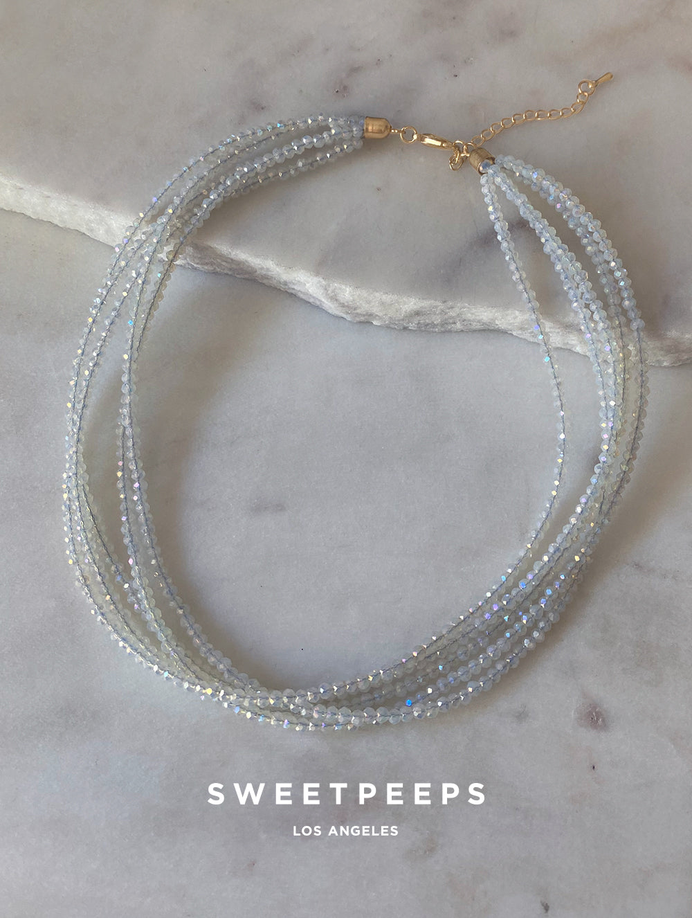Triple Layered Beaded Choker