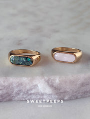 Rectangle Orb Ring