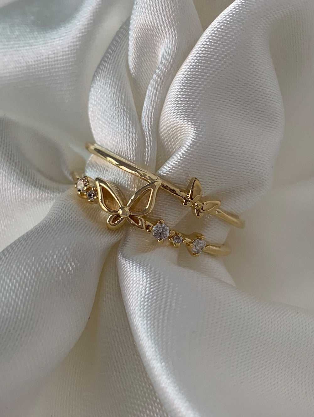 Dainty Butterfly Ring