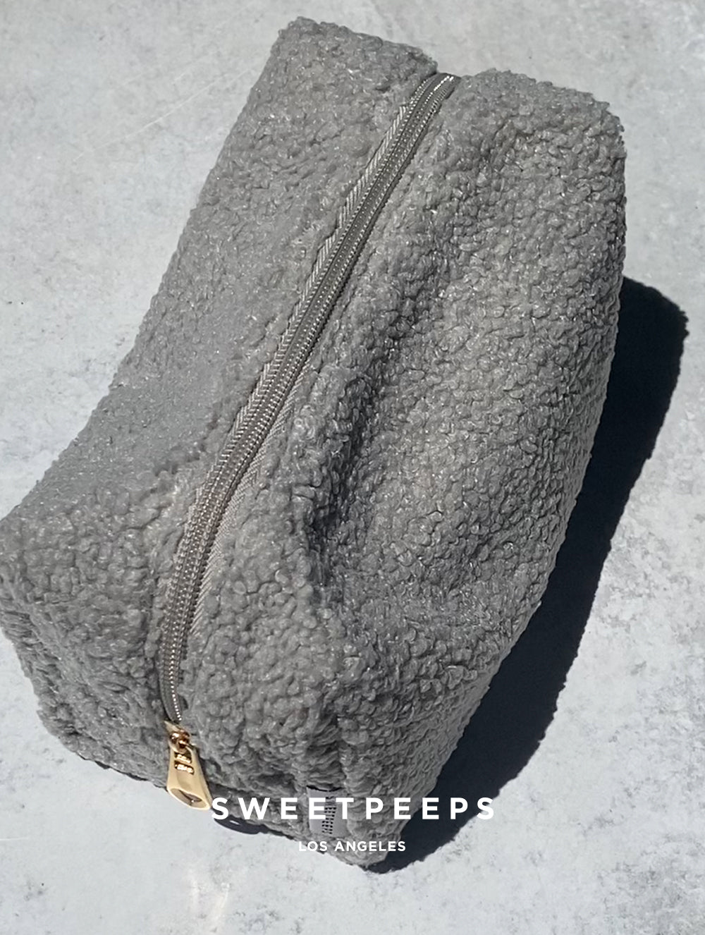 Teddy Bear Pouch (Gray)